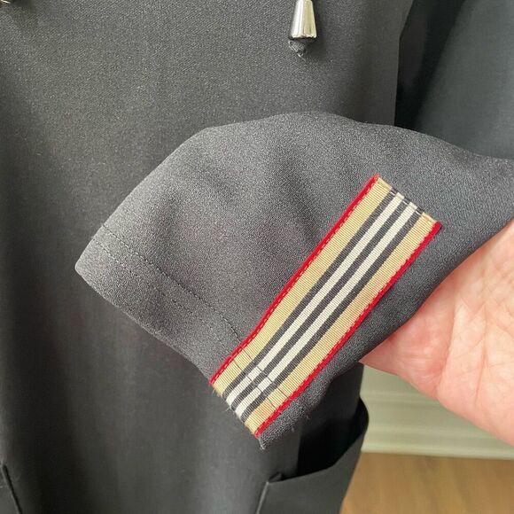 Joh Kylia Crepe Knit Dress with Hoodie Black $100 M - Picture 4 of 9